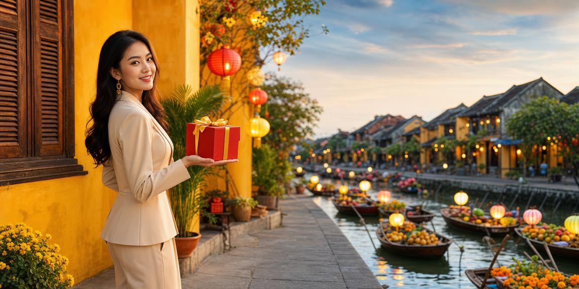 Người dùng theo dõi cá cược thể thao trong không khí lễ hội tại phố cổ Hội An